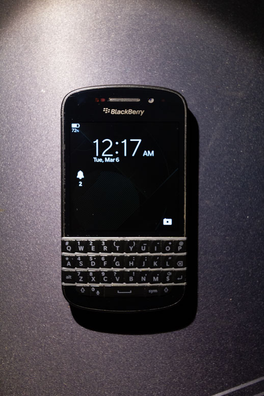 A BlackBerry Q10