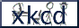 XKCD A web button with the description: XKCD
